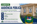 Câmara Municipal de Turiúba convida população para Audiência Pública da LDO 2027