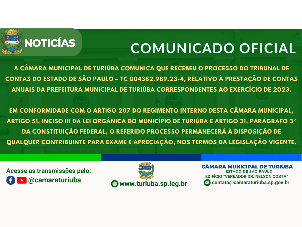 PUBLICAÇÃO DE PARECER